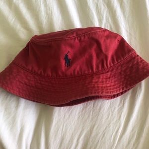 high end polo bucket hat